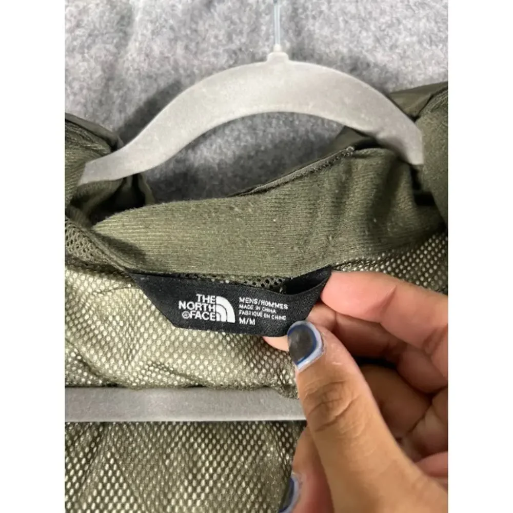 The North Face Resolve 2 Rain Jacket Mens M Waterproof Green DryVent NF0A2VD5